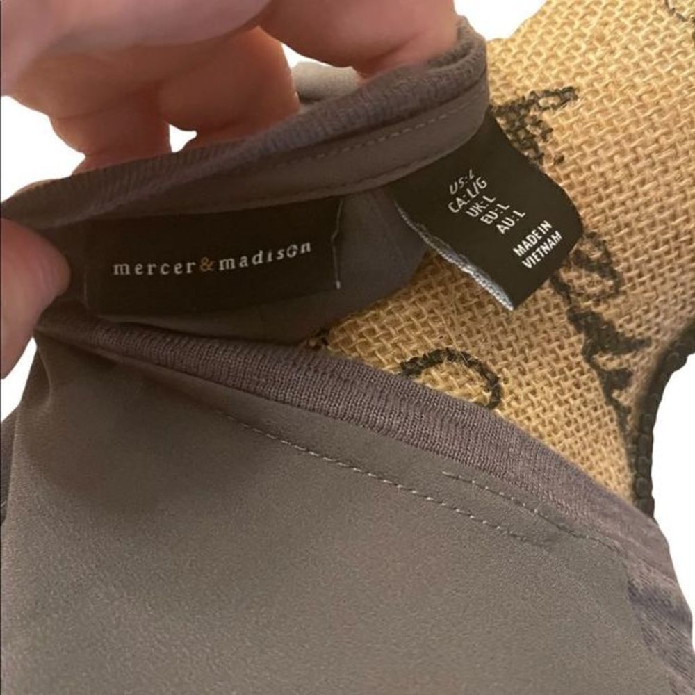 Mercer & Madison  GRAY TANK TOP!!! - Picture 3 of 3